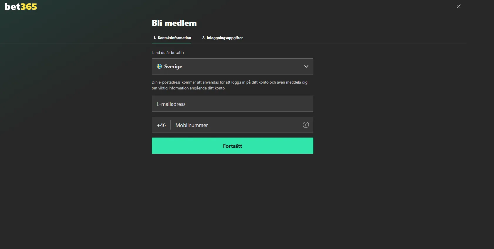 Så fungerar registrering och insättning Registrering, insättning och första spel